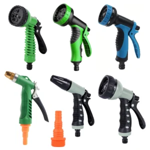 Multi-functions High Pressure Water Gun 16mm Nipple Garden Irrigation Car Washing Floor Cleaning Adjustable Spraying Gun 6 Types