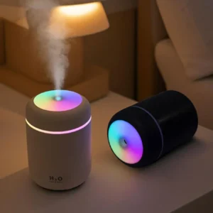 300ml Aromatherapy Diffuser Humidifier Air Purifier Car Home Use Seven-color Light Aromatherapy Essential Oil