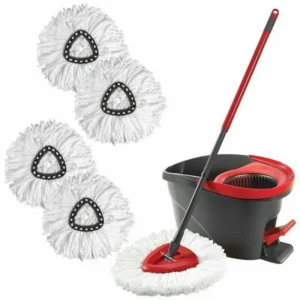 Vileda Easy Wring and Clean Turbo Microfibre 2in1 Replacement Refill Mop Head Accessory Home Cleaning Tools