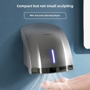 220V  Infrared Induction Wall-mounted Automatic Sensor Bathroom Hand Dryers Cold/Hot Commercial Dryer Machine,High-Speed Drying