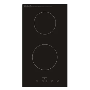 Kitchen 2 Rings Ceramic Cooker Induction Cooktop Double Electric Cooker Hob Heating Cooker Electric Stove Vertical Cooking Plate