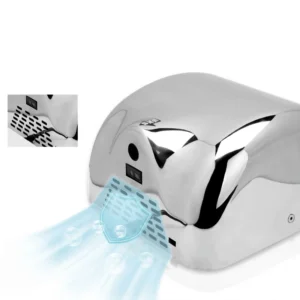 Wall-Mounted Stainless Steel Hand Dryer Smart Infrared Sensor Dryer Fully Automatic High-Speed Dryer Air Intake Filter