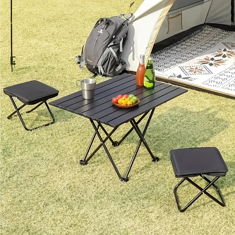 Portable multifunctional outdoor picnic camping folding chair, ultra light fishing stool, travel stool, fishing accessories - Image 2