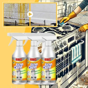 60ml Heavy Oil Cleaner Kitchen Oil Stain Powerful Degreaser Oil Stains Remover Cleaning Grills Oven Home Cooktop Cleaning Spray