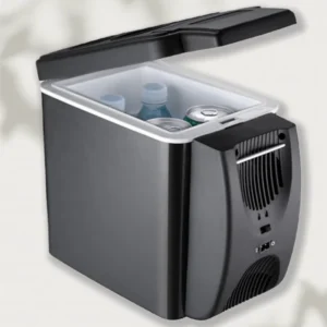 Dual-Zone 6L 8L Mini Car Refrigerator Semiconductor Cooling 12V/24V/220V Freezer with Hot and Cold Box for Family Use