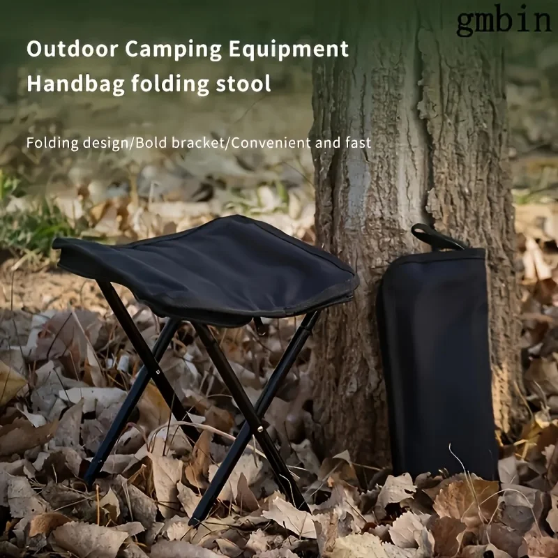 Portable multifunctional outdoor picnic camping folding chair, ultra light fishing stool, travel stool, fishing accessories - Image 12