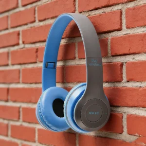 Foldable Bluetooth Headphones Wireless Overhead Earphones with Microphone Volume Control for smartphones Game Headset