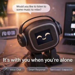 AI Chatbot Robot | Smart Interactive Companion,Emoji Display,Singing Dancing,Personalized AI Assistant Gift for Kids Adults