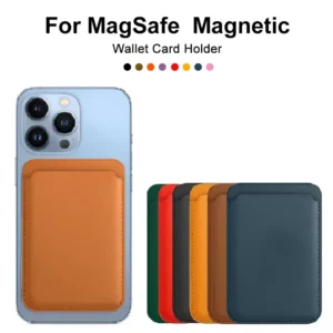 For Magsafe Magnetic Leather Wallet Case For iPhone 17 16 15 14 13 12 11 8 Samsung Huawei Card Holder with Magnet Covers