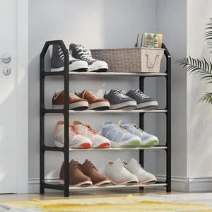 4 Floor Assembly Creative Home Shoe Rack Living Room Dormitory Door Storage Shoe Cabinet Components Household Supplies