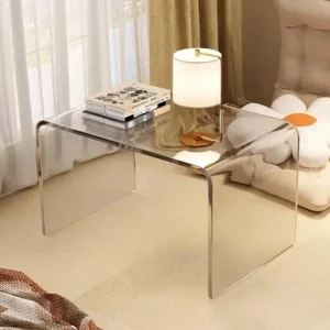 Modern Acrylic Coffee Tables Transparent Sofa Side Table for Living Room Minimalist Center Tables Design Tea Table Furniture