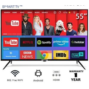 Sonix 55-Inch 4k UHD Android Smart TV + Free Wall Bracket