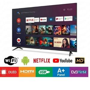 Mi+ (MiJ) 43'' Inches Smart Digital Satellite Frameless FHD LED TV - HDMI - Black + 12 MONTHS WARRANTY (MIJ-D4320A)