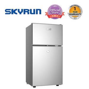 Skyrun 70 Litres Double Door Top Mount Fridge (BCD-85HC) - Silver.