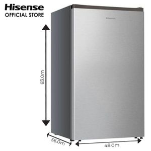 Hisense 121 Litres Single Door Refrigerator (REF121DR) - Silver With One Year Warranty