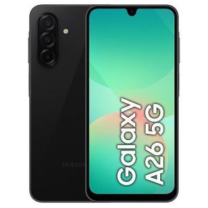 Samsung Galaxy A26 5G 6.7" 6GB RAM 128GB ROM Android 15 Dual SIM - Black
