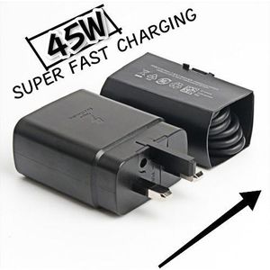 Samsung CHARGER 45W SUPER FAST CHARGER ADAPTIVE CHARGING FOR NOTE 20 Ultra S20 S21 S22 S23 Ultra Type-C To Type C