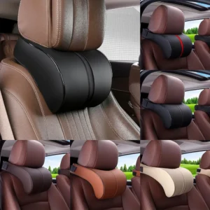 Car Headrest Pillow - Memory Foam Cushion with Ergonomic Design for Ultimate Pressure Relief Long Drive Comfort