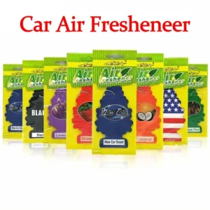 3-80pcs Christmas Tree Car Air Freshener Natural Aromatherapy Tea Paper Hanging Perfume Vanilla Auto Parts Interior