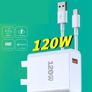 Ace-Type 120W Charger 120W Fast Android USB Cable Samsung IPhone C FOR PHONES iPHONES C