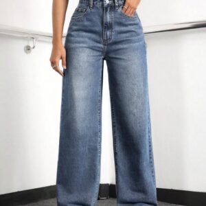 Y2K Loose Straight Leg Jeans Women Trousers Baggy Wide Fit Casual High Waist Retro Washed Vintage Style Women's jeans Jeans